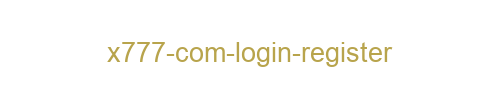 X777 com login register
