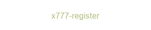 X777 register